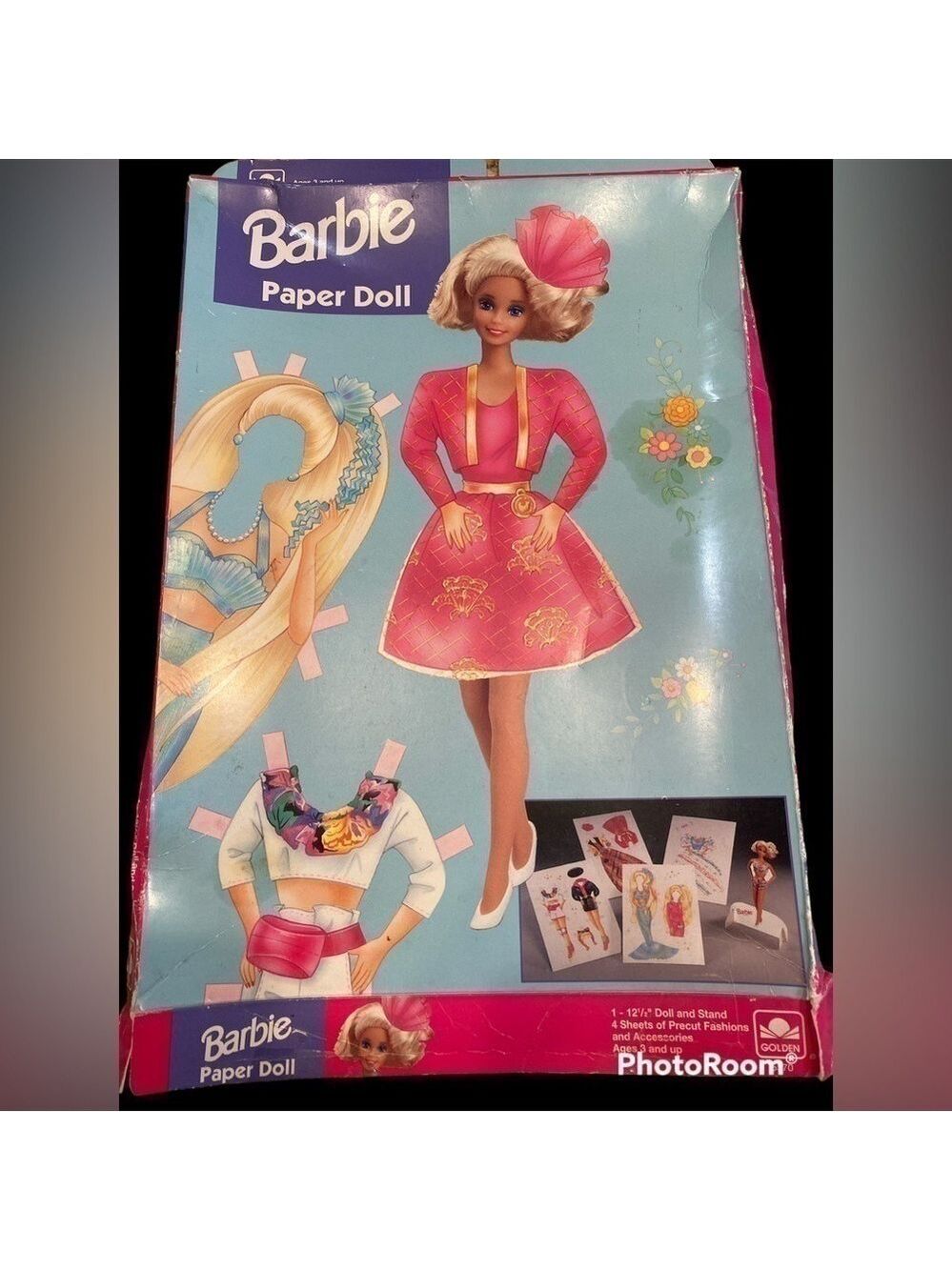 BARBIE paper doll- vintage from 1993 original product from Mattel, inc